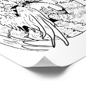 Ourboros Eternity Dragon Colorable Poster (Ecke)