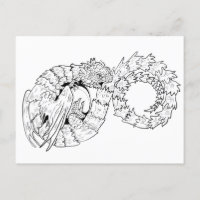 Ourboros Eternity Dragon Coloring