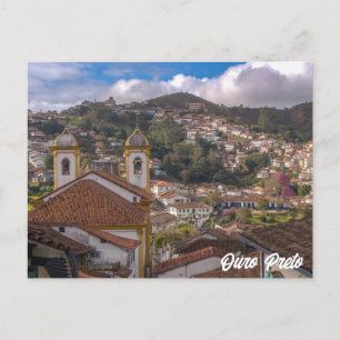 Ouro Preto, Minas Gerais, Brasilien Stadtansicht Postkarte