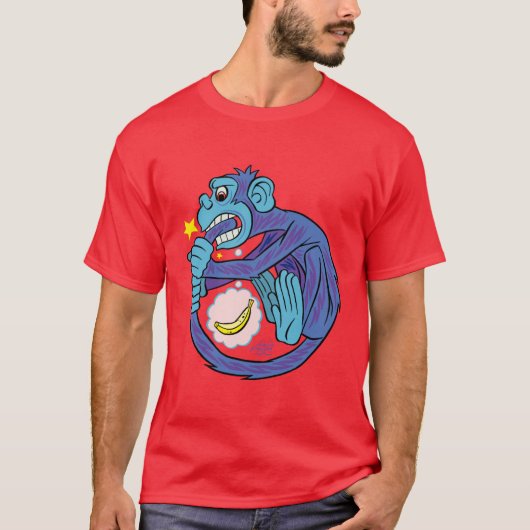 Ouroboros Affe T-Shirt (Vorderseite)