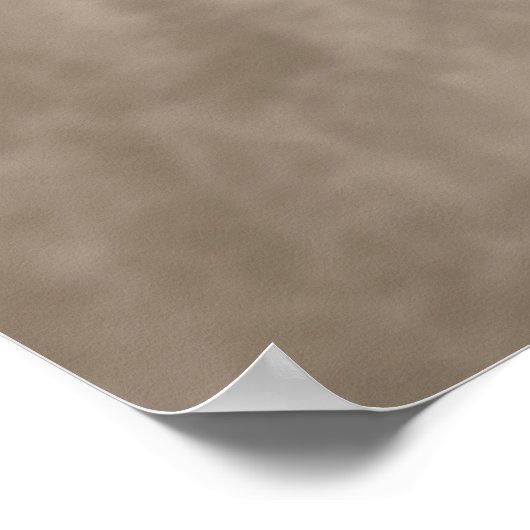 Ouroboros Celtic Knot with Tree of Life Sepia Poster (Ecke)