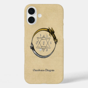 Ouroboros-Drachen mit Namen iPhone 16 Plus Hülle