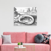 Ouroboros Dragon Leinwanddruck (Insitu (Wohnzimmer))
