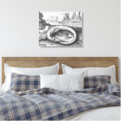 Ouroboros Dragon Leinwanddruck (Insitu (Schlafzimmer))
