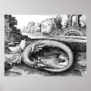 Ouroboros Dragon Poster