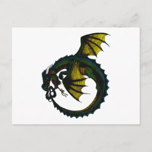 Ouroboros Dragon Postkarte