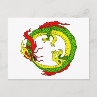 Ouroboros Dragon Postkarte