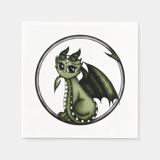 Ouroboros Dragon Serviette (Vorderseite)