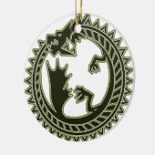Ouroboros Keramik Ornament (Links)