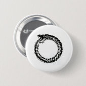 Ouroboros Knopf Button (Vorne & Hinten)