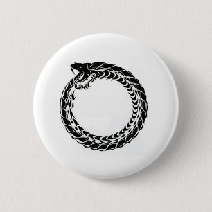 Ouroboros Knopf Button