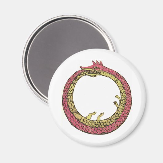 Ouroboros Magnet (Vorderseite/Rückseite)