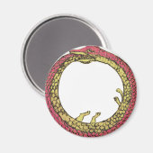 Ouroboros Magnet (Vorderseite/Rückseite)