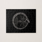Ouroboros mit Baum des Lebens Puzzle (Horizontal)