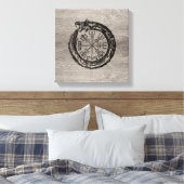 Ouroboros mit Vegvisir Leinwanddruck (Insitu (Schlafzimmer))
