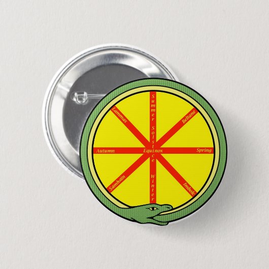 Ouroboros-Rad Button (Vorne & Hinten)