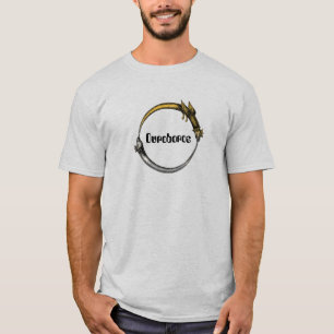 Ouroboros Schlange und Drache T-Shirt