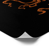 Ouroboros Schlangenbaum Poster (Ecke)