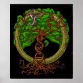 Ouroboros Schlangenbaum Poster (Vorne)