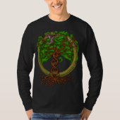 Ouroboros Schlangenbaum T-Shirt (Vorderseite)