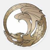 Ouroboros Serpent Sticker (Vorderseite)