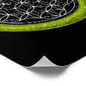 Ouroboros Snake Symbol Poster (Ecke)