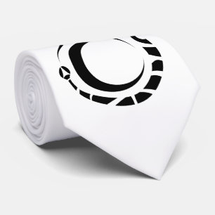 Ouroboros und Mond Krawatte