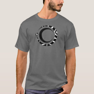 Ouroboros und Mond Pagan Wicca Alchemy T-Shirt