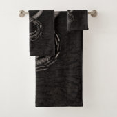 Ouroboros Unendlichkeits-Drache auf Badhandtuch Set (Insitu)