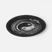Ouroboros Yin - Yang Pappteller (Schrägansicht)