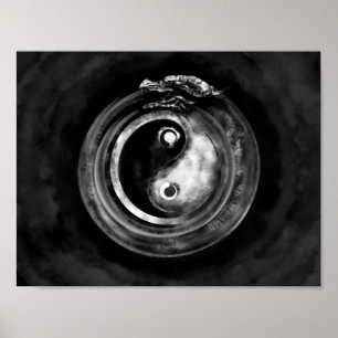 Ouroboros Yin - Yang Poster
