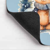 Ours en peluche dans la forêt, personnalisé mousepad (Ecke)