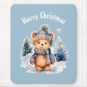 Ours en peluche dans la forêt, personnalisé mousepad (Vorne)