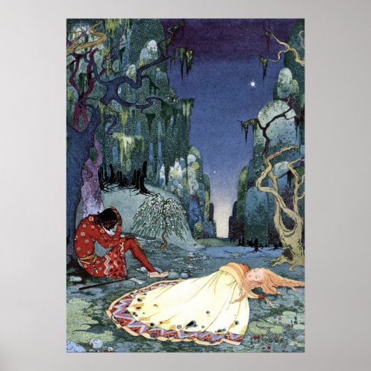 Ourson und Violette von Virginia Frances Sterrett Poster (Vorne)