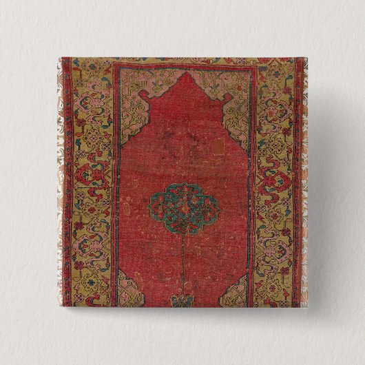 Oushak Wolldecke Button (Vorderseite)