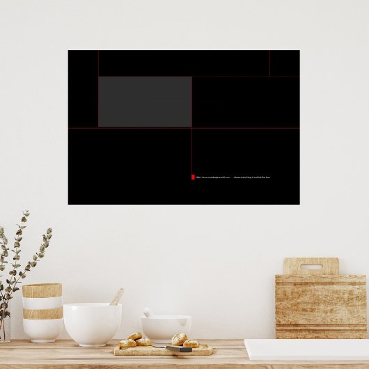 Oustide The Box Poster (Küche)