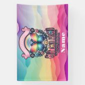 Out and Proud Gay Pride Party Banner (Vertikal)