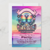 Out and Proud Gay Pride Party Einladung (Vorderseite)