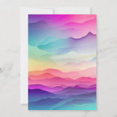 Out and Proud Gay Pride Party Einladung (Rückseite)