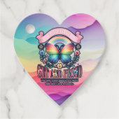 Out and Proud Gay Pride Party Geschenkanhänger (Vorderseite)