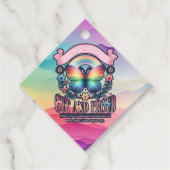 Out and Proud Gay Pride Party Geschenkanhänger (Vorderseite)