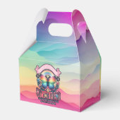 Out and Proud Gay Pride Party Geschenkschachtel (Rückseite)