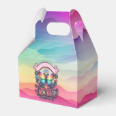 Out and Proud Gay Pride Party Geschenkschachtel (Vorderseite)