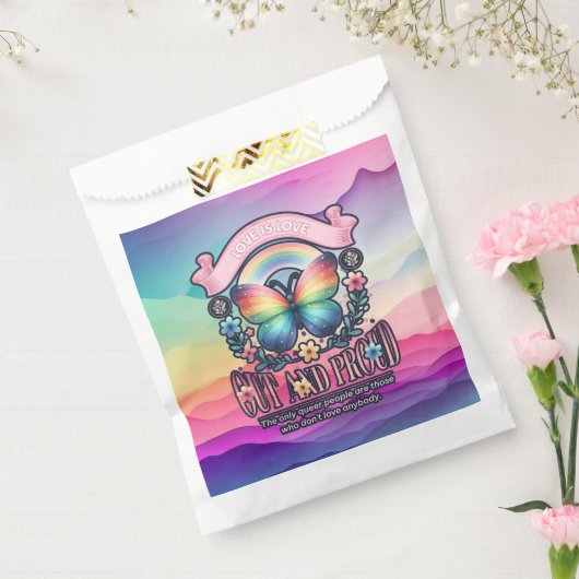 Out and Proud Gay Pride Party Geschenktütchen (Versiegelt)
