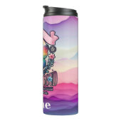 Out and Proud Gay Pride Party Thermosbecher (Nach rechts gedreht)