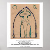 Out Beyond ideas Gedicht von Rumi Poster (Vorne)