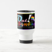 Out-Bowling-Logo-Tasse Reisebecher (Mittel)