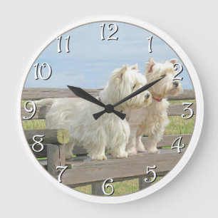 Out Exporing Große Wanduhr