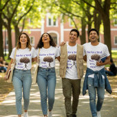 "Out for a Stroll, Brain on Move" T - Shirt
