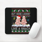 Out Here Lookin' Like A Snack Christmas Cakes Debb Mousepad (Mit Mouse)